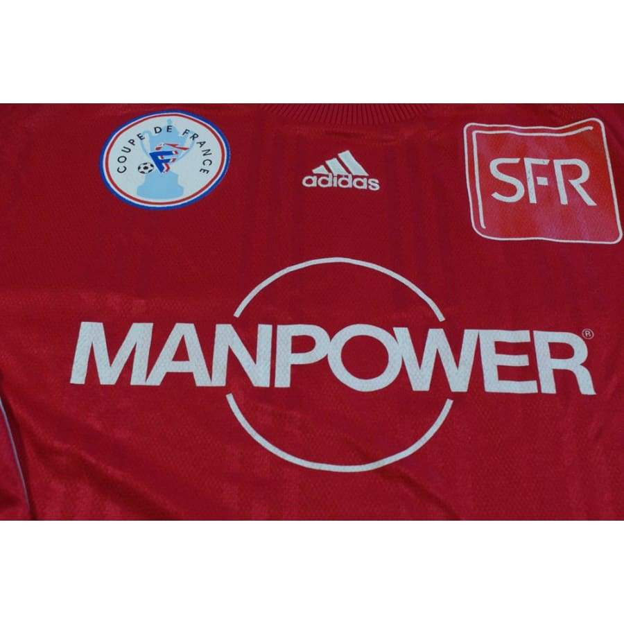 Maillot football rétro Coupe de France Manpower N°4 années 2000 - Adidas - Coupe de France