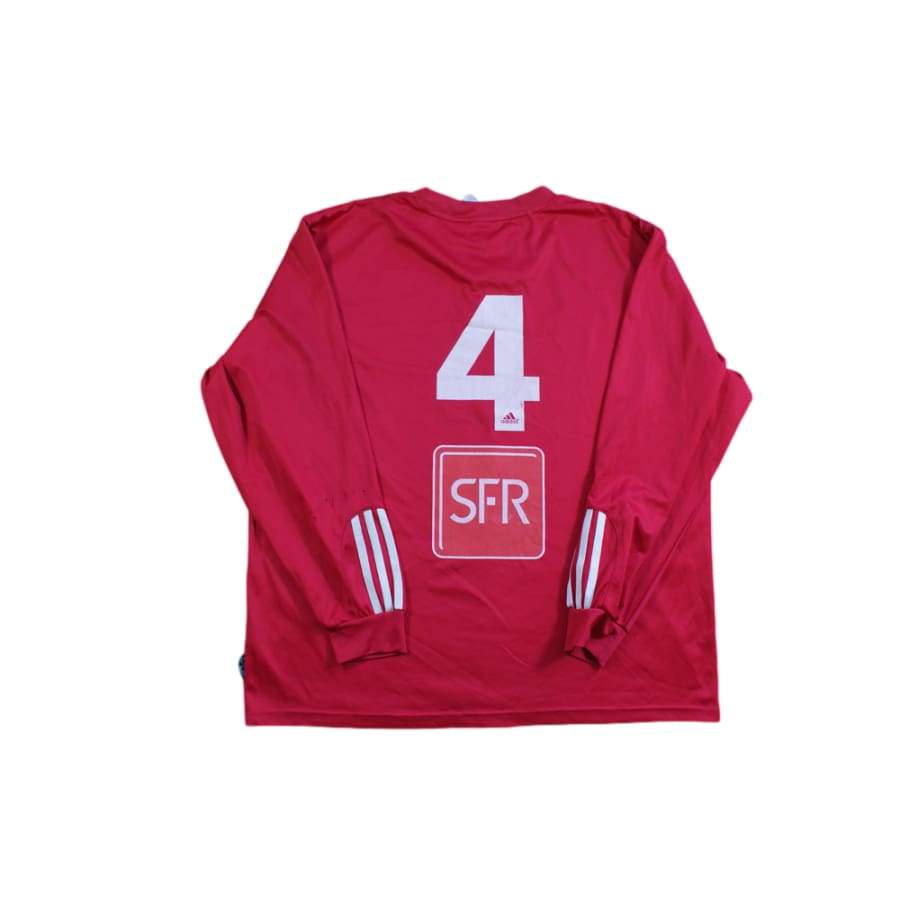 VINTAGE Maillot COUPE de FRANCE porté n°10 rouge 2002 2003