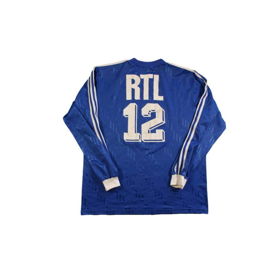 Maillot football rétro Coupe de France RTL N°12 années 1990 - Adidas - Coupe de France