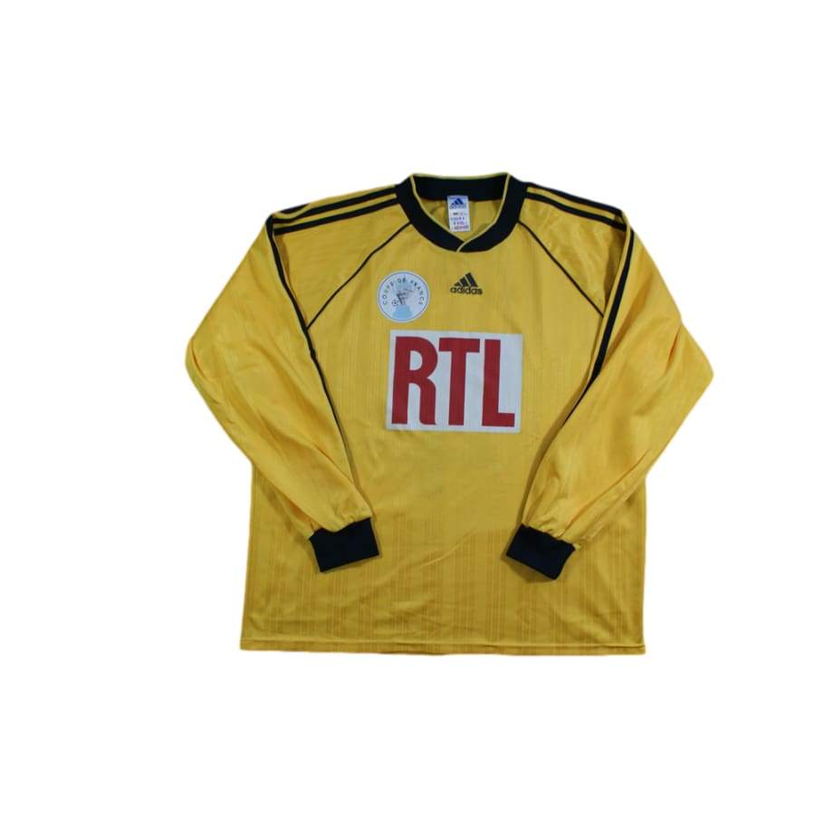 Maillot De Foot Rétro Adidas Coupe De France N°16 - Domicile - Long - Homme XL