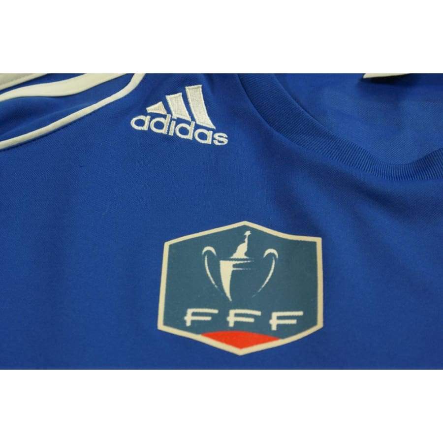 Maillot football rétro Coupe de France SFR N°15 années 2000 - Adidas - Coupe de France