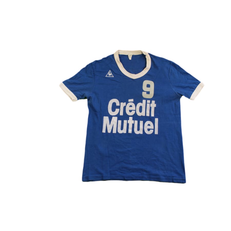 Maillot football rétro Crédit Mutuel N°9 années 1990 - Le coq sportif - Autres championnats