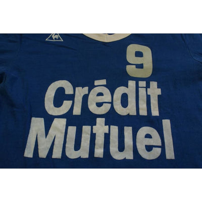 Maillot football rétro Crédit Mutuel N°9 années 1990 - Le coq sportif - Autres championnats