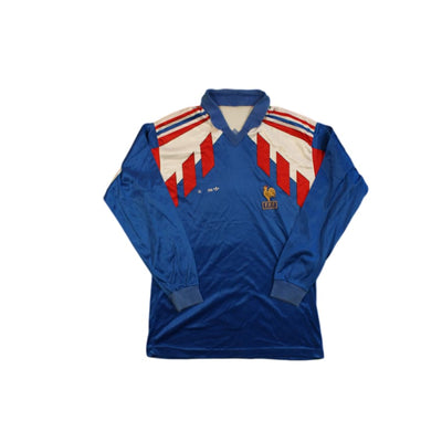 Maillot football rétro équipe de France domicile 1990-1991 - Adidas - Equipe de France