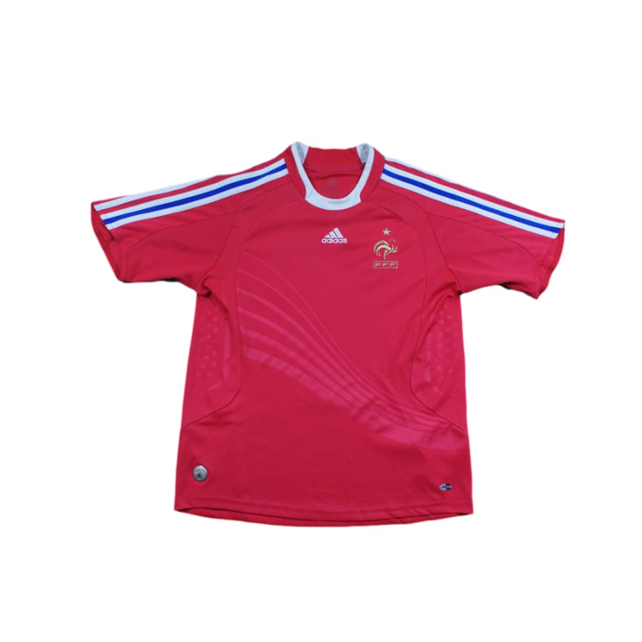 Maillot football rétro équipe de France extérieur 2008-2009 - Adidas - Equipe de France