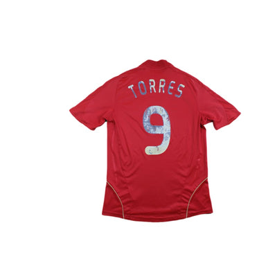 Maillot football rétro Espagne domicile N°9 TORRES 2008-2009 - Adidas - Espagne