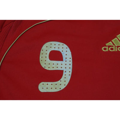 Maillot football rétro Espagne domicile N°9 TORRES 2008-2009 - Adidas - Espagne