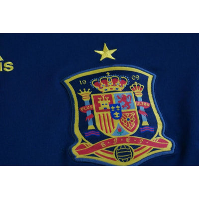 Maillot football rétro Espagne extérieur N°6 A.INIESTA 2010-2011 - Adidas - Espagne