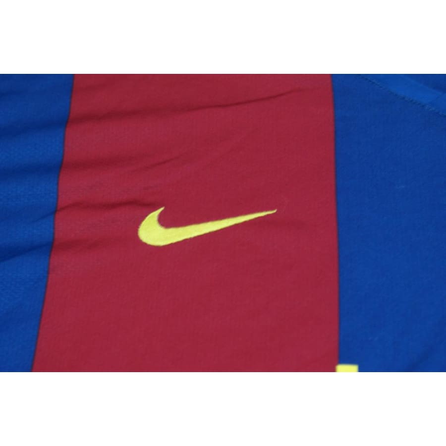 Maillot football rétro FC Barcelone domicile 2007-2008 - Nike - Barcelone