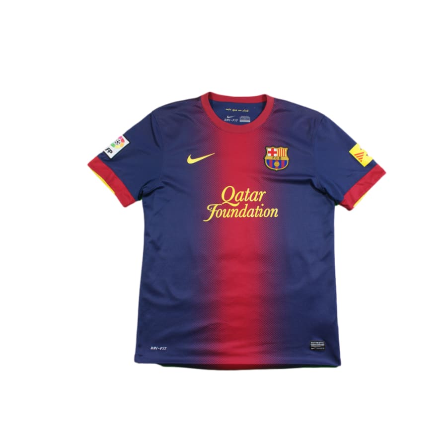 Maillot football rétro FC Barcelone domicile N°10 MESSI 2012-2013 - Nike - Barcelone