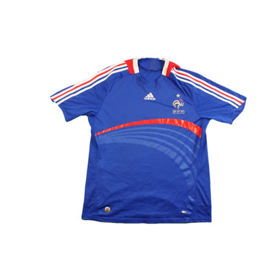 Maillot football rétro France domicile 2008-2009 - Adidas - Equipe de France