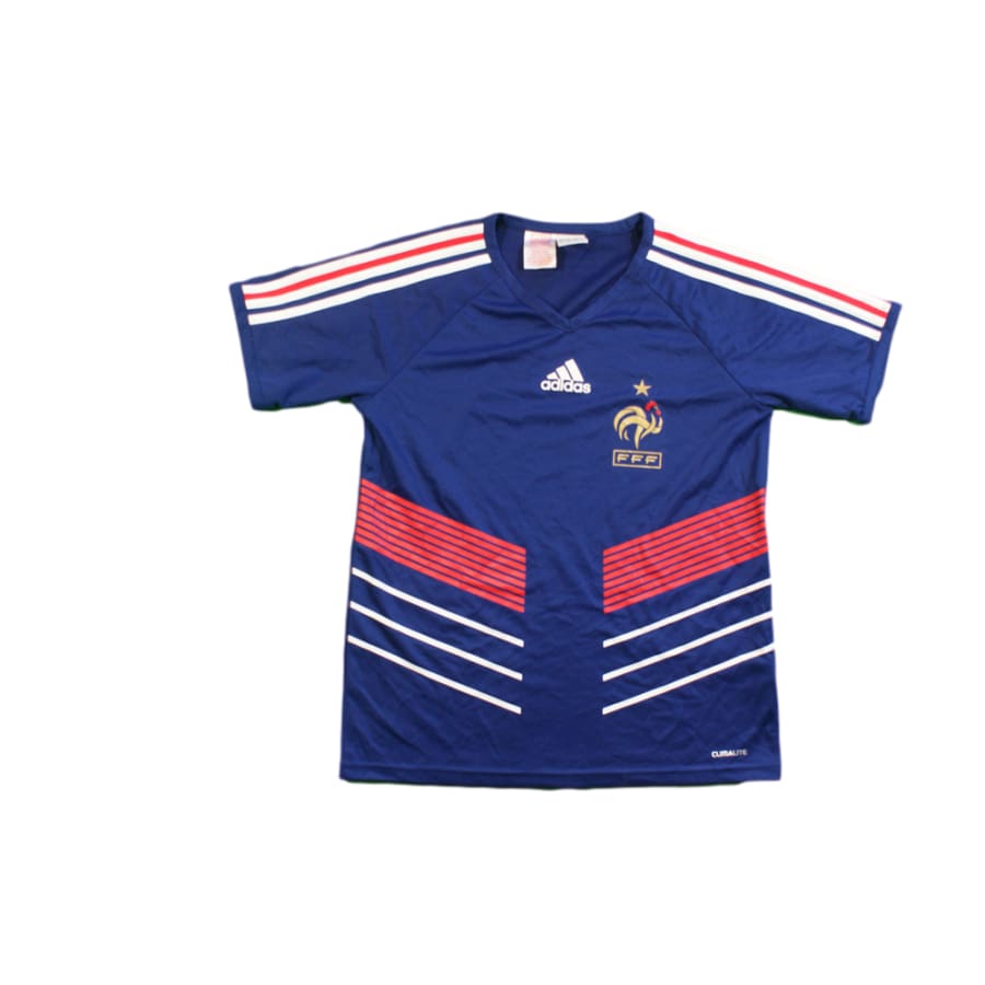 Maillot football rétro France domicile enfant 2010-2011 - Adidas - Equipe de France