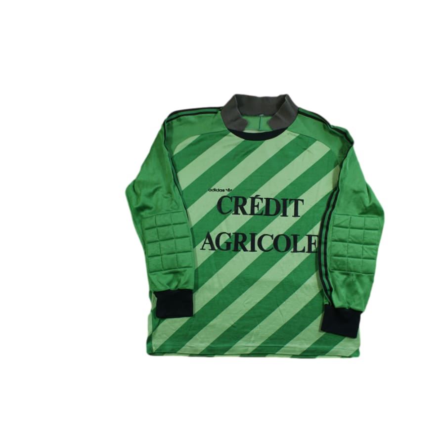 Maillot football rétro gardien Crédit Agricole N°1 années 1990 - Adidas - Autres championnats