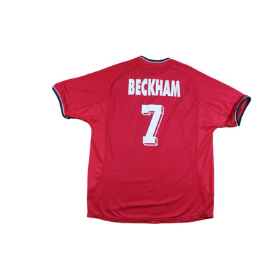 Maillot football rétro Manchester United domicile N°7 BECKHAM 2000-2001 - Umbro - Manchester United