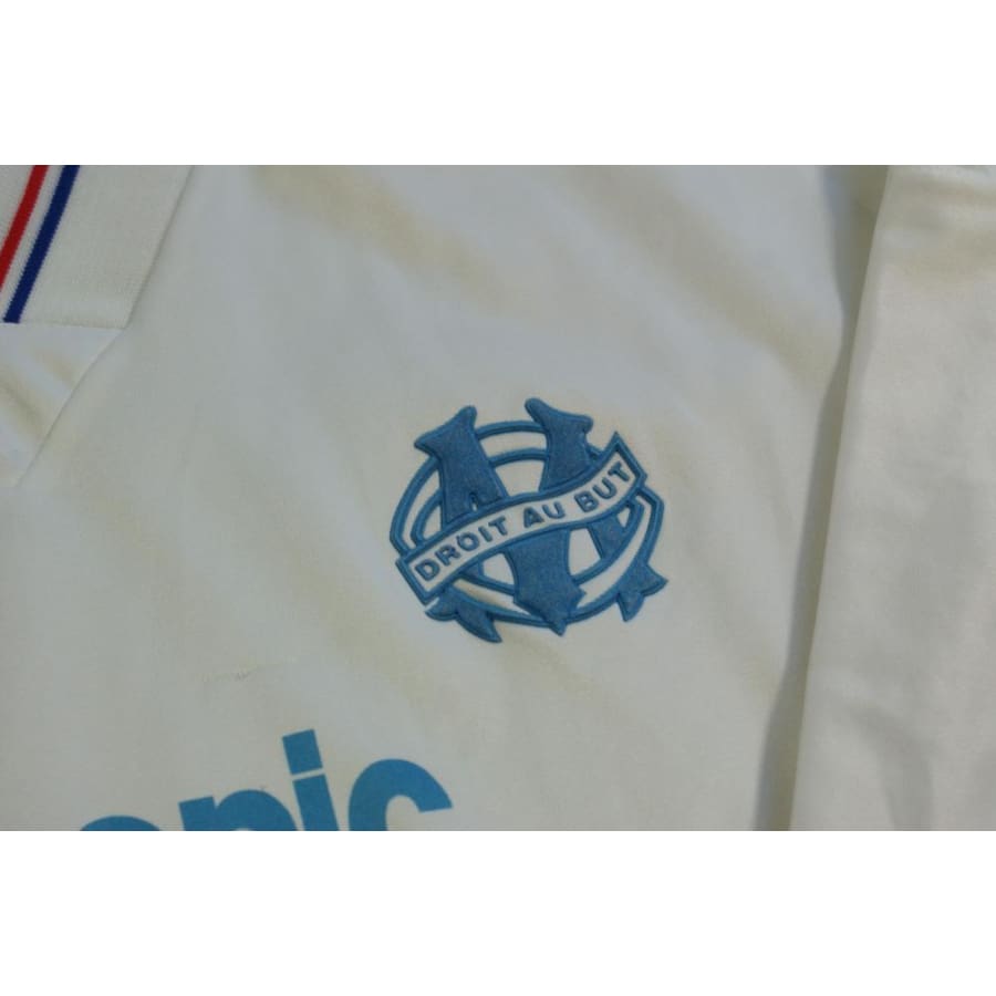 Maillot football rétro Marseille domicile enfant 1991-1992 - Adidas - Olympique de Marseille