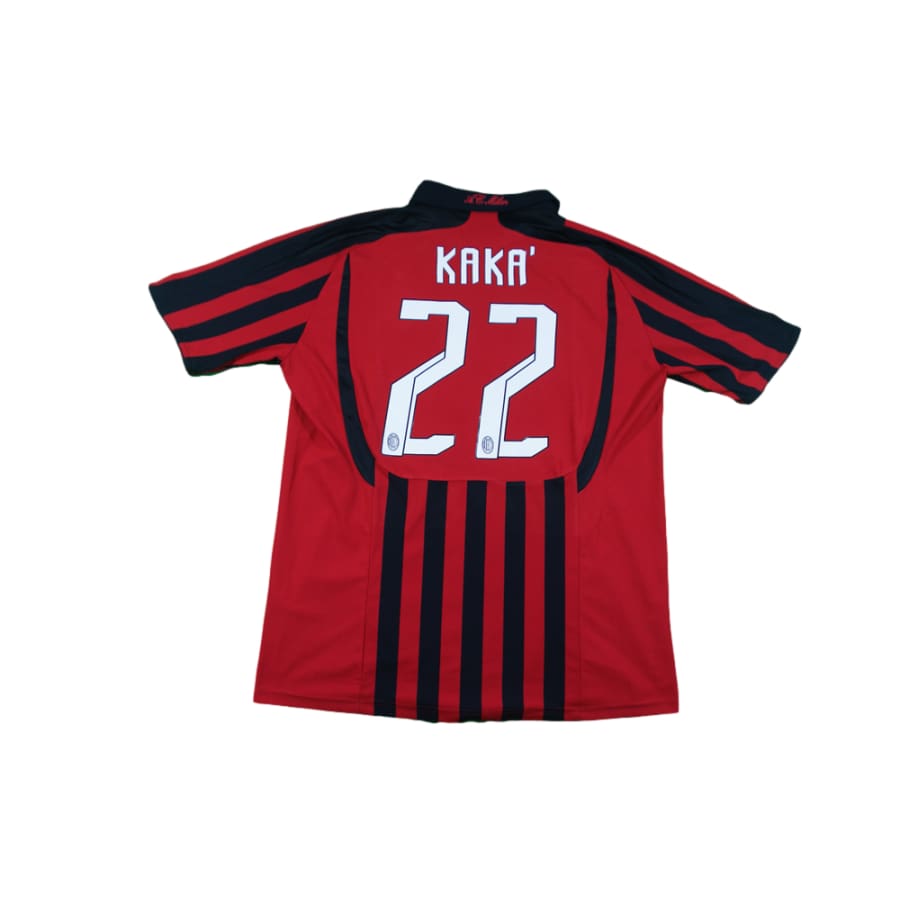 Maillot football rétro Milan AC domicile N°22 KAKA’ 2007-2008 - Adidas - Milan AC