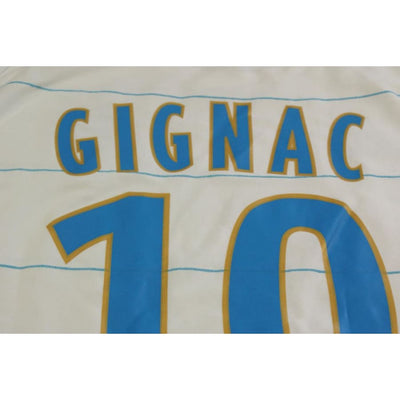 Maillot football rétro OM domicile N°10 GIGNAC 2010-2011 - Adidas - Olympique de Marseille