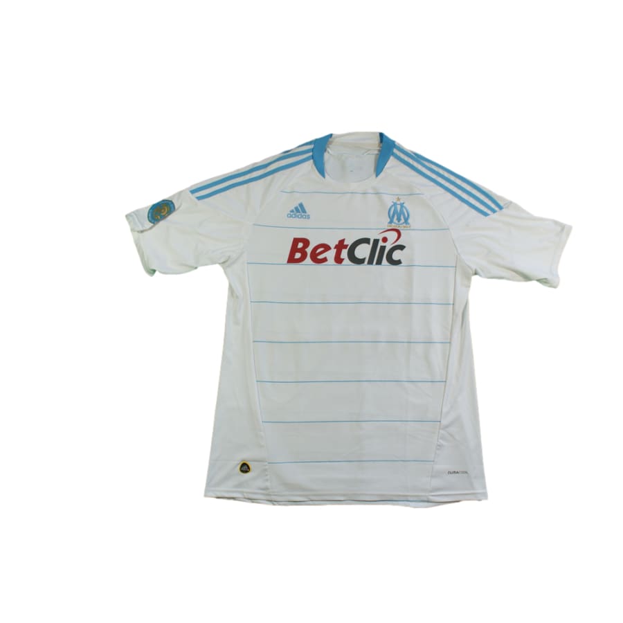 Maillot football rétro OM domicile N°10 GIGNAC 2010-2011 - Adidas - Olympique de Marseille