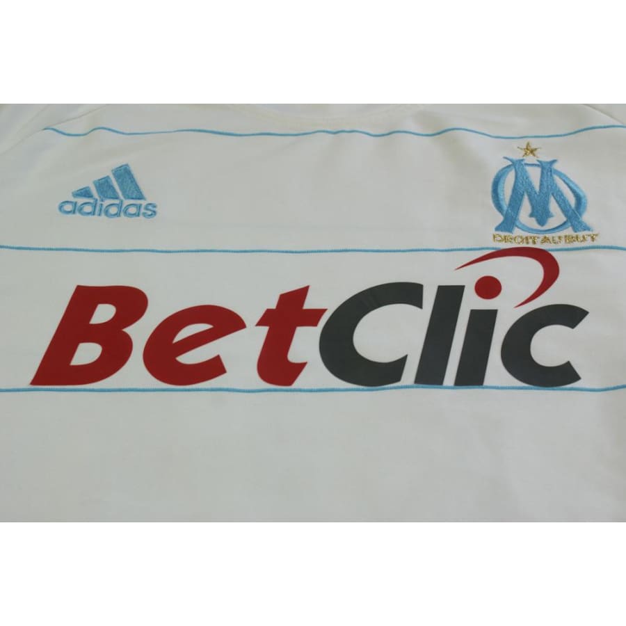 Maillot football rétro OM domicile N°10 GIGNAC 2010-2011 - Adidas - Olympique de Marseille