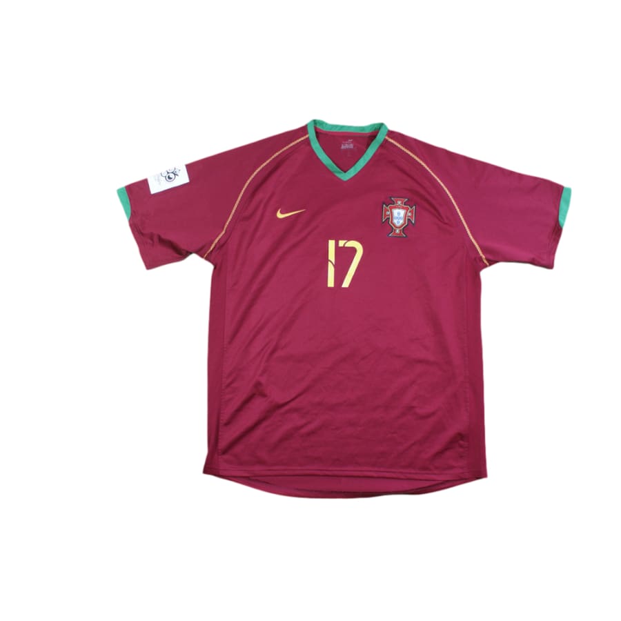 Maillot football rétro Portugal domicile N°17 C.RONALDO 2006-2007 - Nike - Portugal