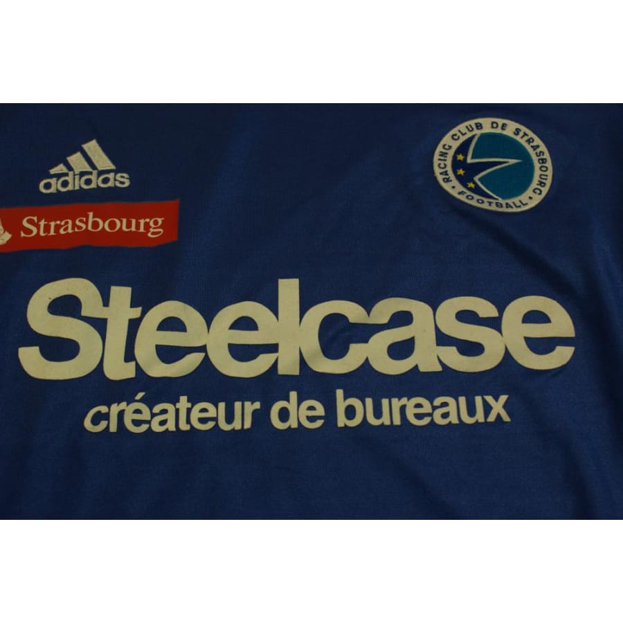Maillot football rétro RC Strasbourg Alsace domicile 2005-2006 - Adidas - RC Strasbourg Alsace