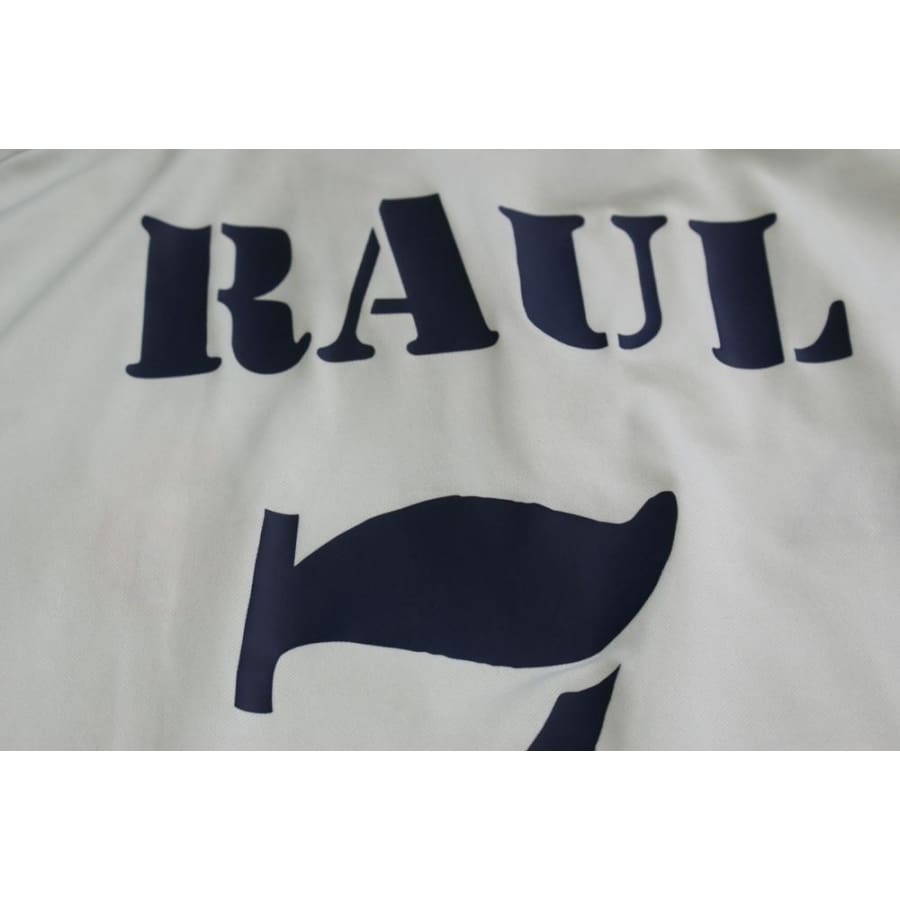 Maillot football rétro Real Madrid CF domicile N°7 RAUL 2001-2002 - Adidas - Real Madrid