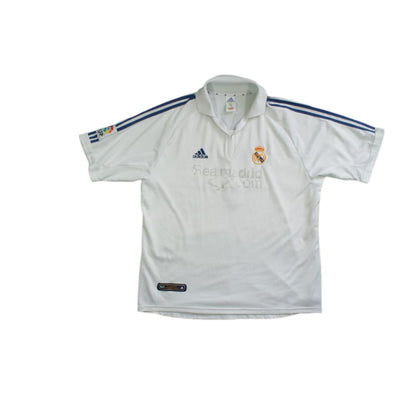 Maillot football rétro Real Madrid CF domicile N°7 RAUL 2001-2002 - Adidas - Real Madrid
