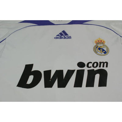 Maillot football rétro Real Madrid domicile N°9 BENZEMA 2007-2008 - Adidas - Real Madrid