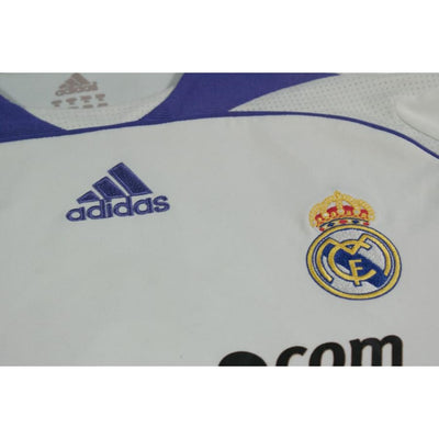 Maillot football rétro Real Madrid domicile N°9 BENZEMA 2007-2008 - Adidas - Real Madrid