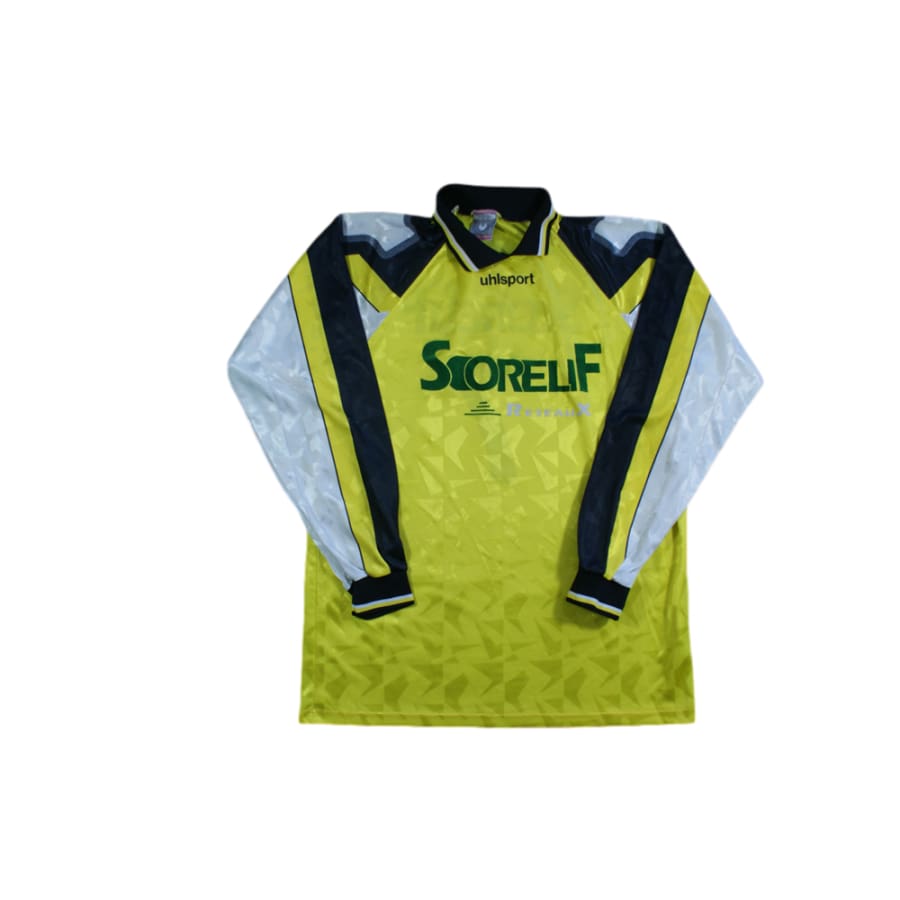 Maillot De Football Vintage SAINT-MALO – Uhlsport Blanc Taille XL, Porté