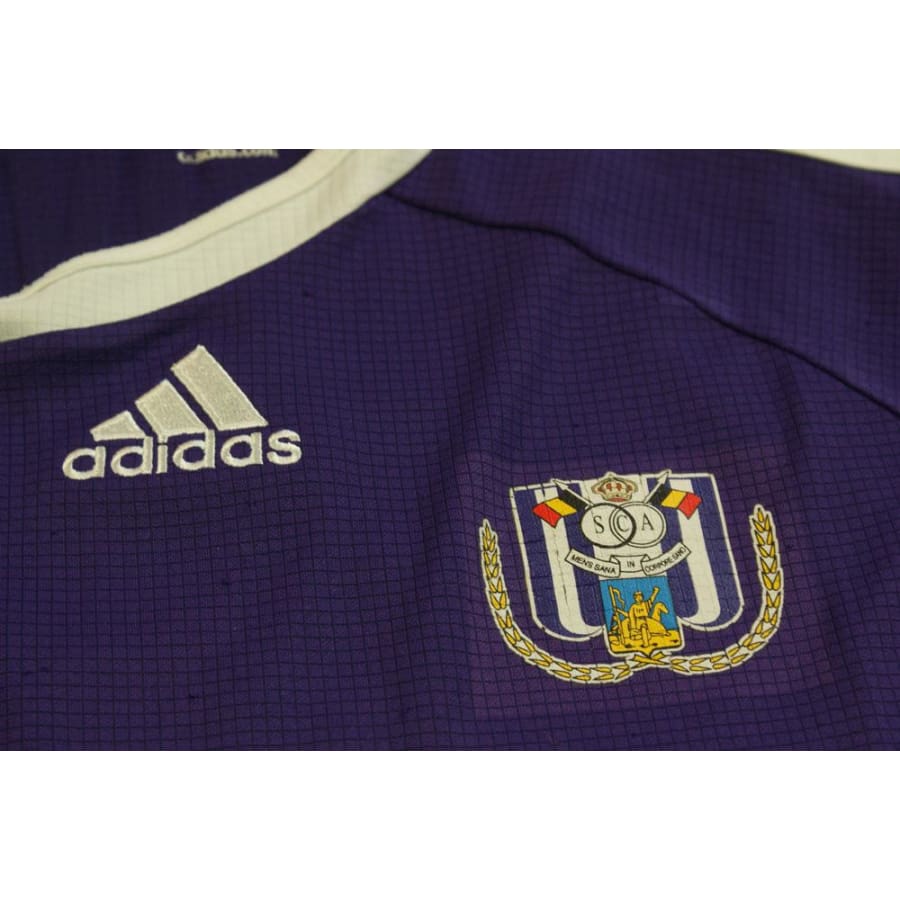 Maillot football vintage Anderlecht domicile N°8 C.LEIVA 2006-2007 - Adidas - RSC Anderlecht