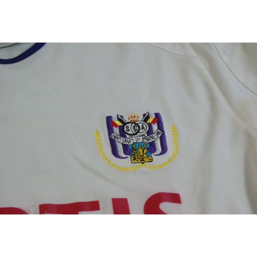 Maillot football vintage Anderlecht extérieur N°21 DE SUTTER 2005-2006 - Adidas - RSC Anderlecht