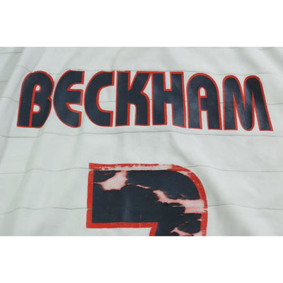 Maillot football vintage Angleterre domicile N°7 BECKHAM 2004-2005 - Umbro - Angleterre