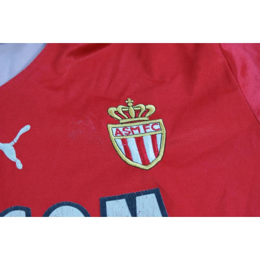 Maillot foot retro et vintage - AS Monaco domicile 2000/2001 – Le