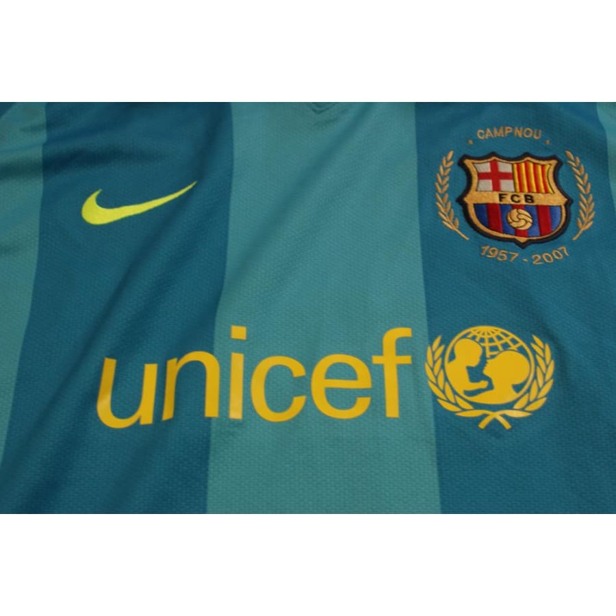 Maillot football vintage Barcelone extérieur N°10 MESSI 2007-2008 - Nike - Barcelone