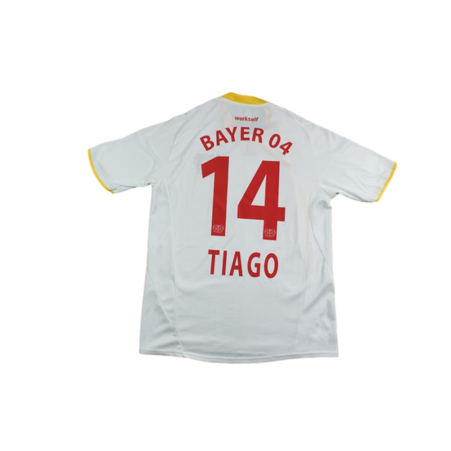 Maillot football vintage Bayer Leverkusen extérieur N°14 TIAGO 2010-2011 - Adidas - Bayern Leverkusen