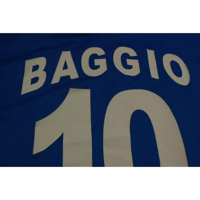 Maillot football vintage Brescia domicile N°10 BAGGIO 2000-2001 - Garman - Autres championnats