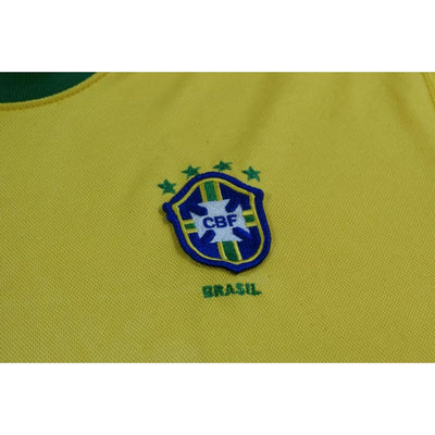 Maillot football vintage Brésil domicile 1998-1999 - Nike - Brésil