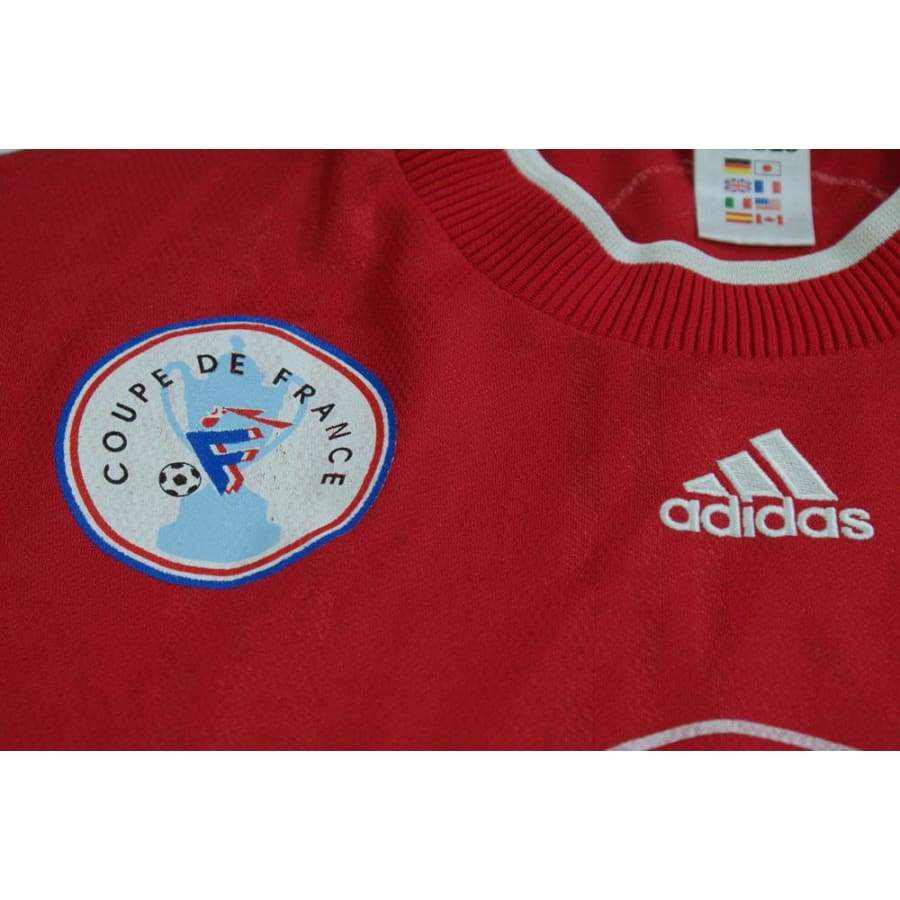 Maillot football vintage Coupe de France Manpower N°6 années 2000 - Adidas - Coupe de France