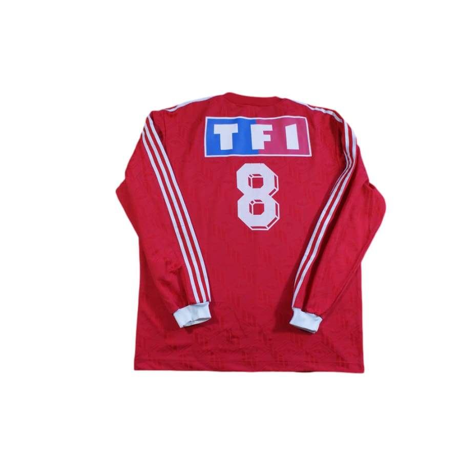 Maillot football vintage Coupe de France TF1 N°8 années 1990 - Adidas - Coupe de France