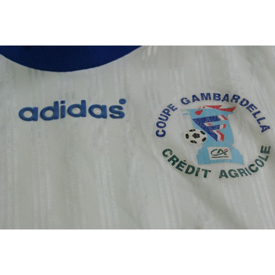 Maillot football vintage Coupe Gambardella N°7 années 1990 - Adidas - Coupe Gambardella