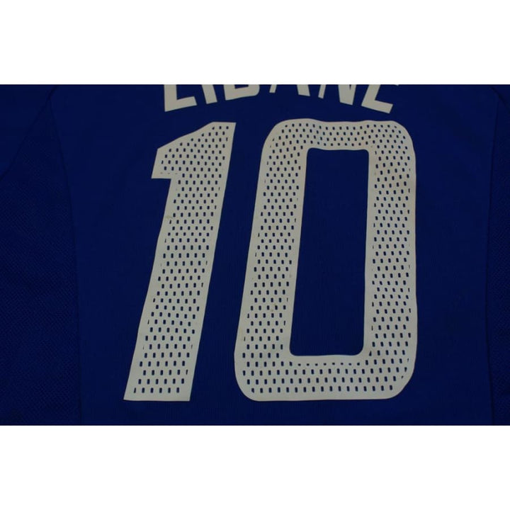Maillot Adidas Equipe De France Extérieur 2002-2003 - N°10 Zidane - Taille XL