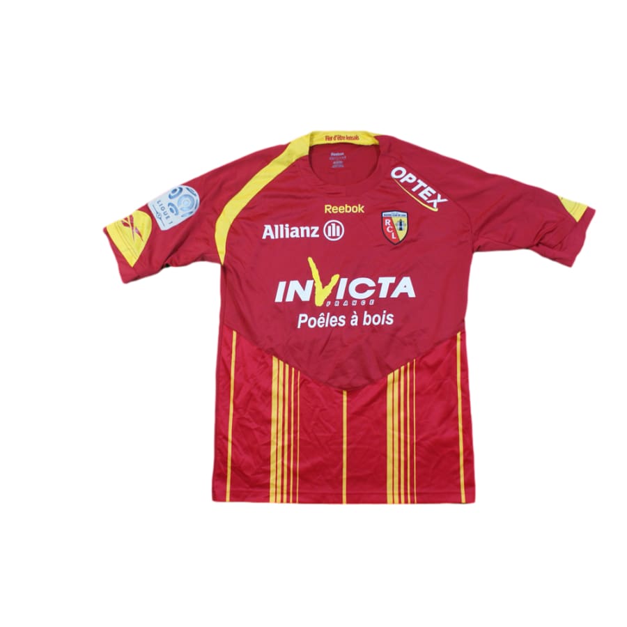 Maillot football vintage domicile RC Lens N°27 SOX 2009-2010 - Reebok - RC Lens