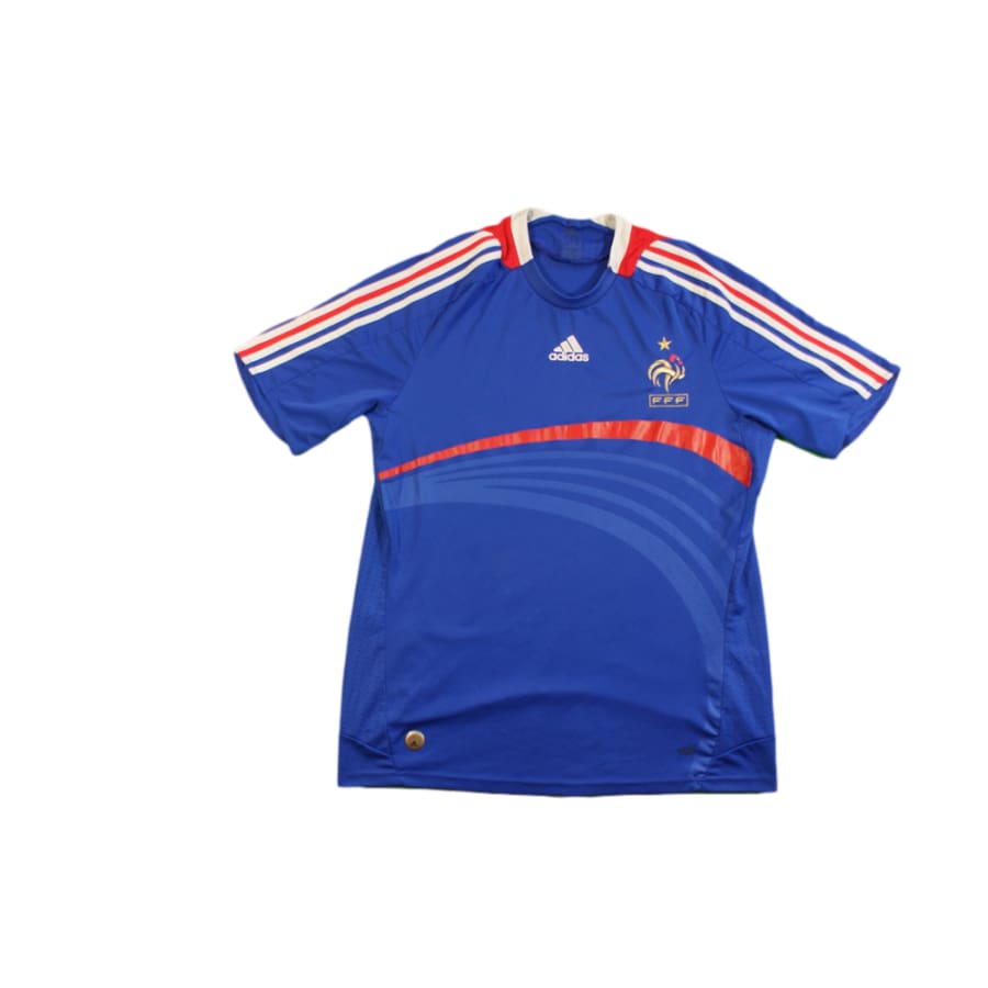 Maillot football vintage équipe de France domicile 2008-2009 - Adidas - Equipe de France