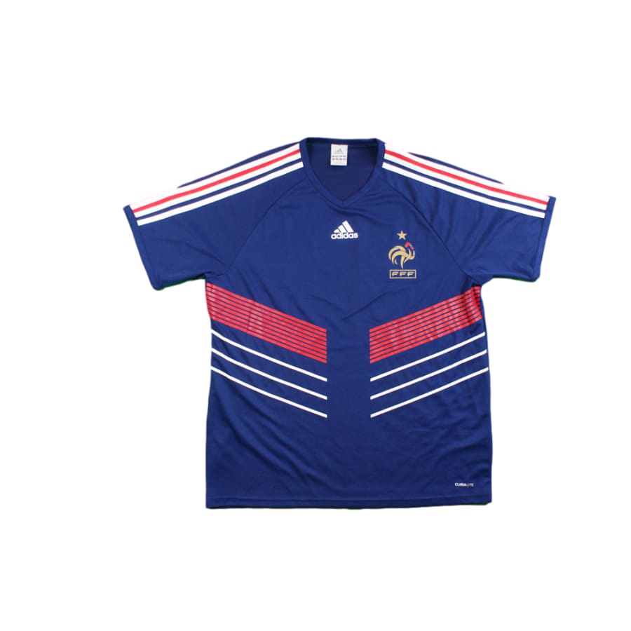 Maillot football vintage équipe de France domicile 2010-2011 - Adidas - Equipe de France