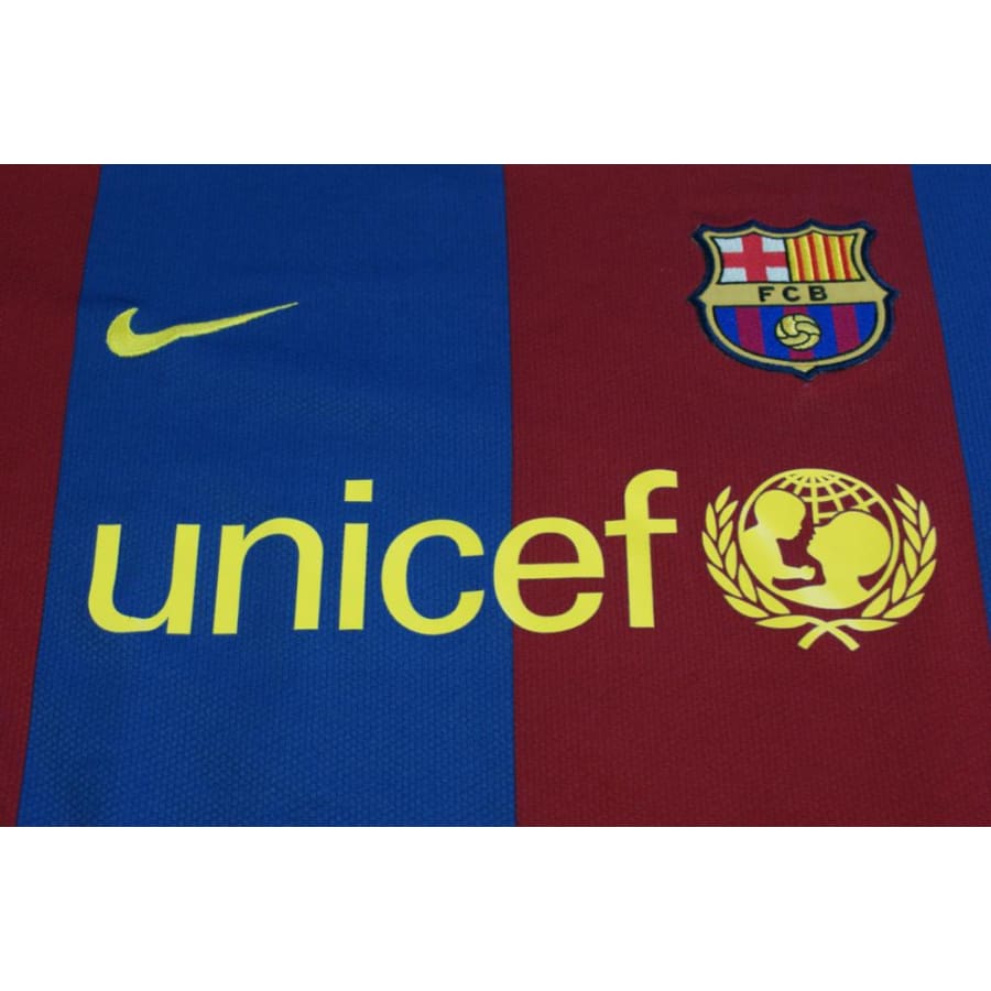 Maillot football vintage FC Barcelone domicile N°10 RONALDINHO 2006-2007 - Nike - Barcelone