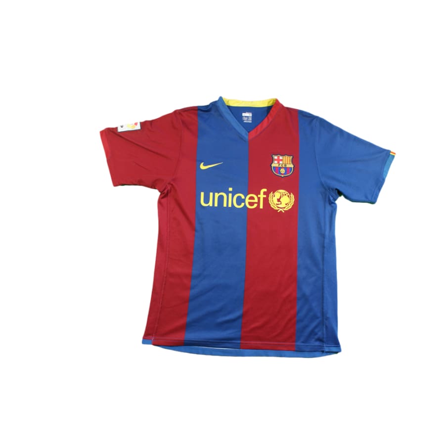 Maillot football vintage FC Barcelone domicile N°10 RONALDINHO 2006-2007 - Nike - Barcelone