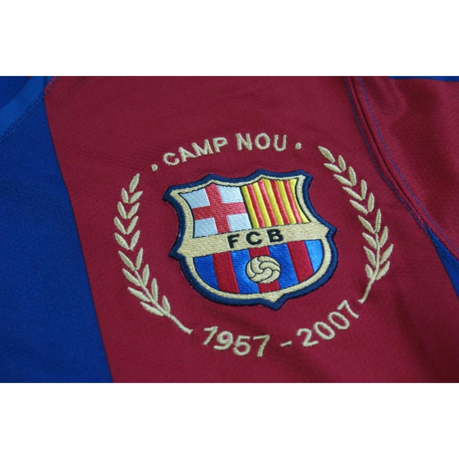 Maillot football vintage FC Barcelone domicile N°19 MESSI 2007-2008 - Nike - Barcelone