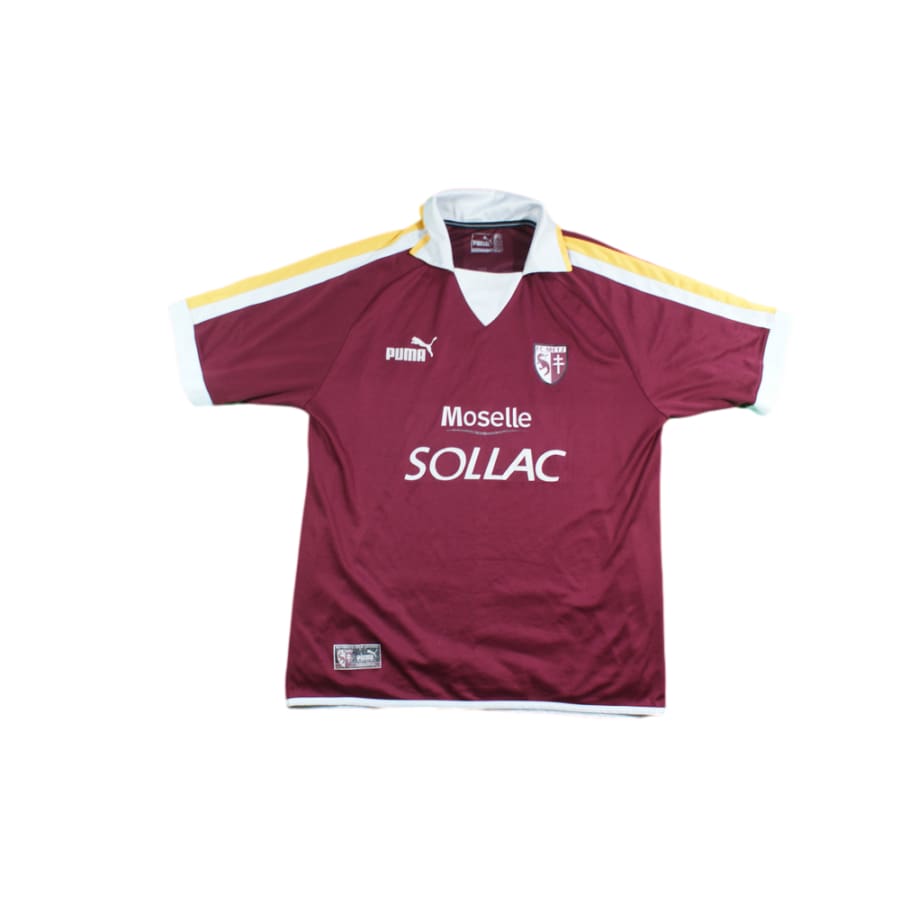 Maillot football vintage FC Metz domicile N°19 FROUNZ 2003-2004 - Puma - FC Metz