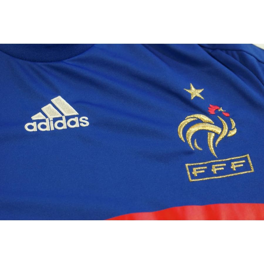 Maillot football vintage France domicile 2008-2009 - Adidas - Equipe de France